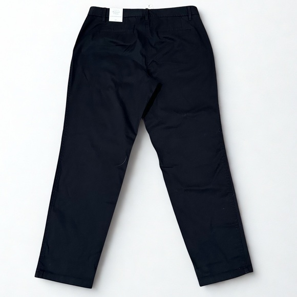 Talbots Women’s Relaxed Chino Size 10 Black Ankle Pants NWT - Picture 3 of 5